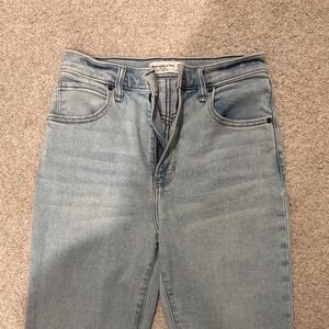 Abercrombie & Fitch High Rise Light Blue Jeans